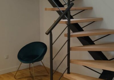 Escaliers bois métal sur mesure Toulouse, Montauban et Bergerac- EGO Attingo - N1