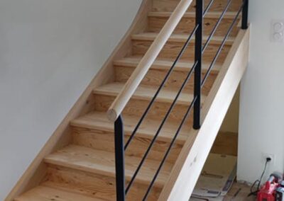 Escaliers bois métal sur mesure Toulouse, Montauban et Bergerac- EGO Attingo - N21
