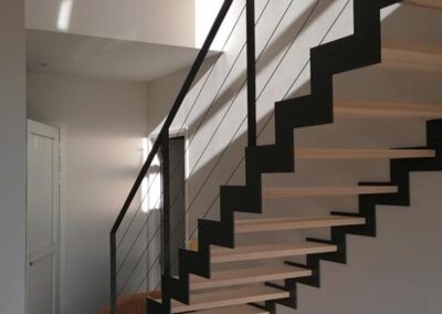 Escaliers bois métal sur mesure Toulouse, Montauban et Bergerac- EGO Attingo - N57