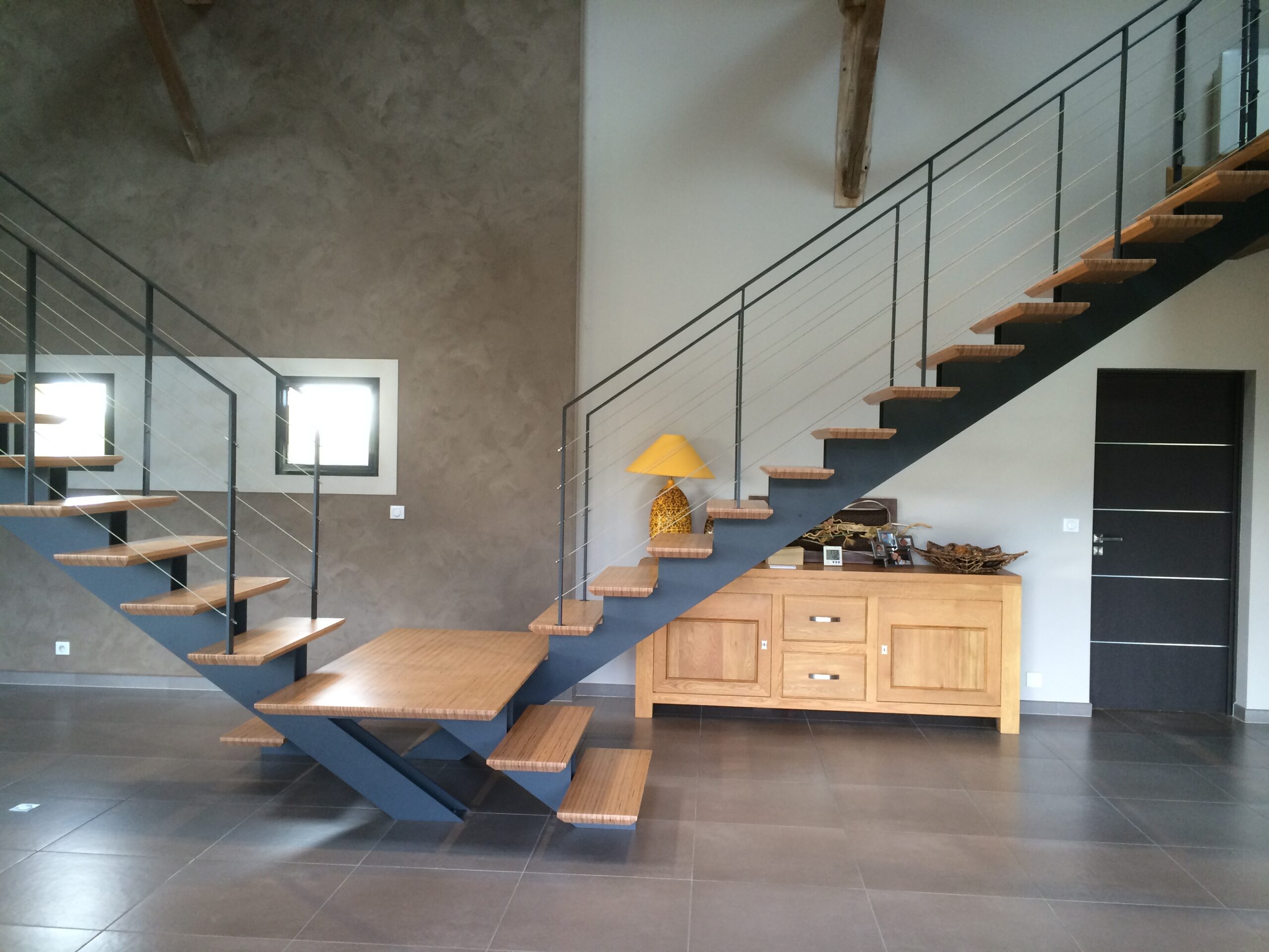 Escaliers bois métal sur mesure Toulouse, Montauban et Bergerac- EGO Attingo - N62